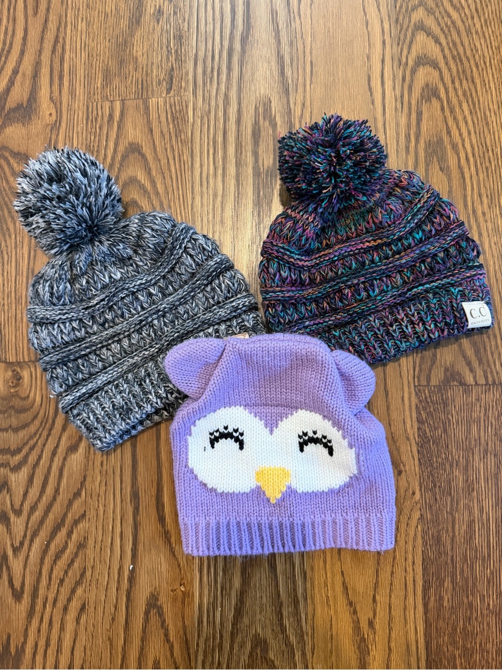 Kids Beanie Bundle, set of 3
